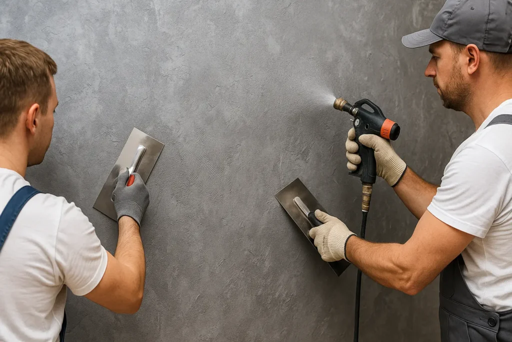 tworzenie tynku strukturalnego