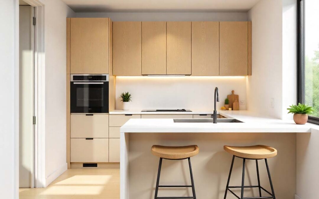Nowoczesna kuchnia z wyspą lub półwyspem – jak stworzyć praktyczne i efektowne rozwiązanie?