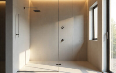 Mikrocement, tadelakt i limewash: ściany z fakturą zamiast płytek