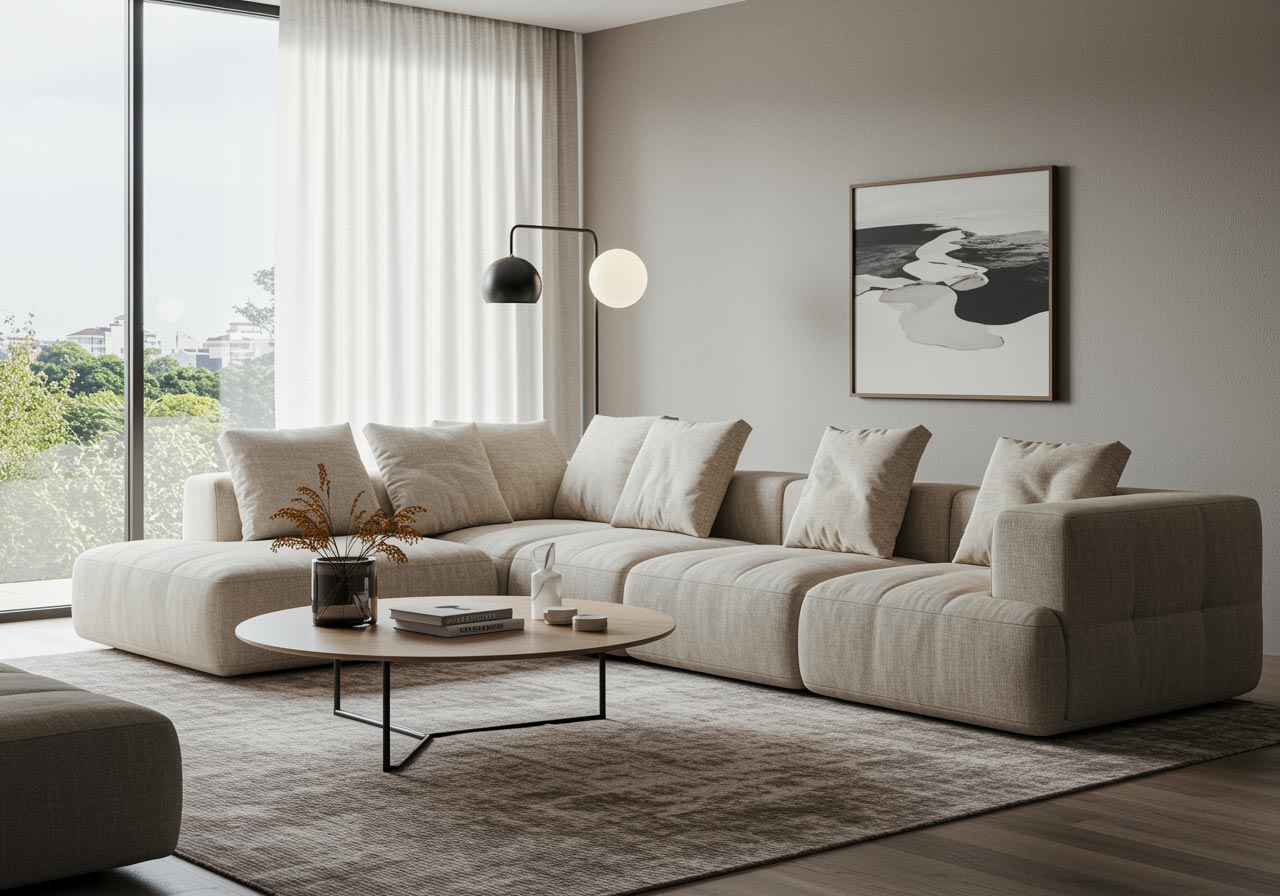 Boneless couches: modułowe sofy bez stelaża do nowoczesnych salonów